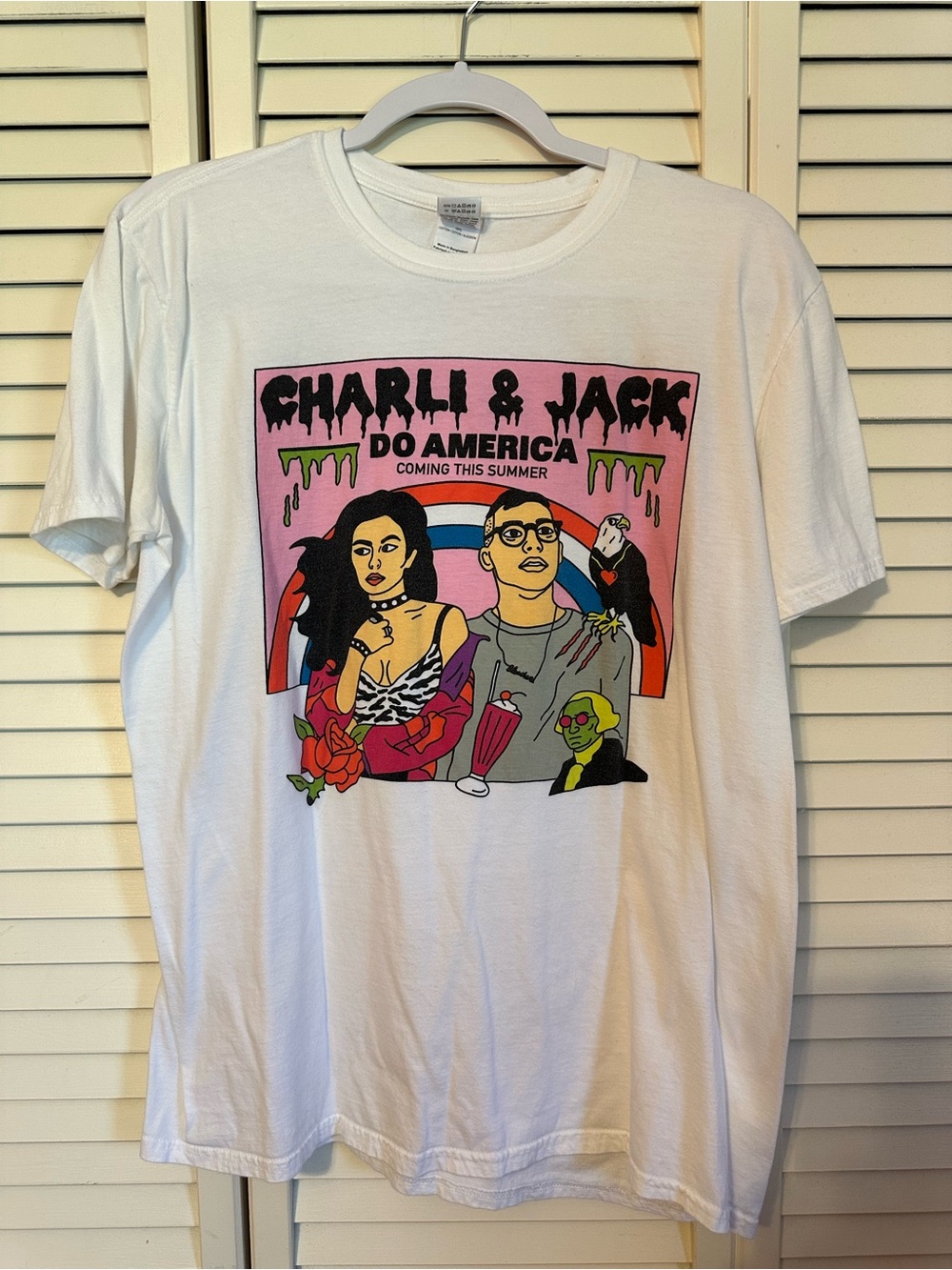Charli XCX and Bleachers Do America Tour Graphic Tee